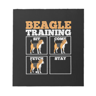 Beagle Hunde-Training Hund Notizblock