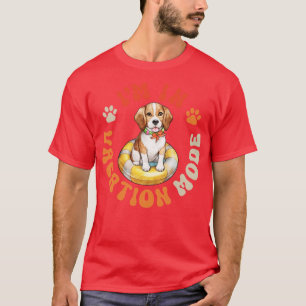 Beagle Hunde-Urlaubsmodus T-Shirt