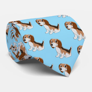 Beagle-Hundedesign Krawatte