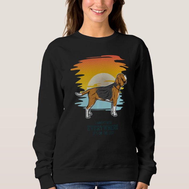 Beagle-Hunderasse  2 Sweatshirt (Vorderseite)