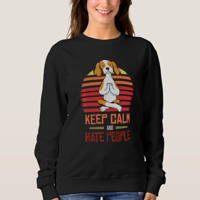Beagle-Hunderasse  39 Sweatshirt (Vorderseite)