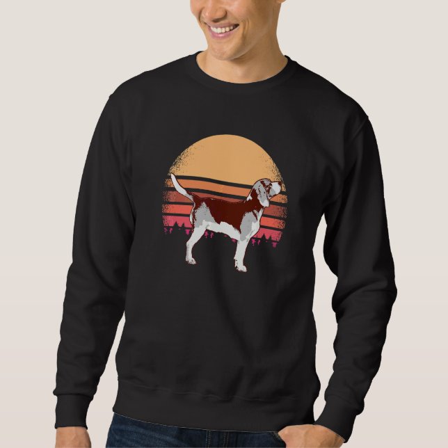 Beagle-Hunderasse  7 Sweatshirt (Vorderseite)
