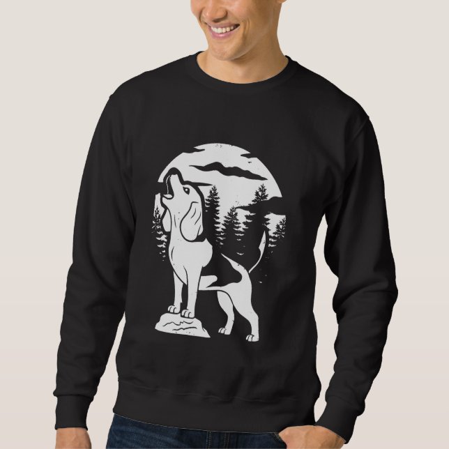 Beagle Hunderasse - Hundemond Sweatshirt (Vorderseite)