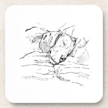 Beagle-Hundliebhaber-Illustration