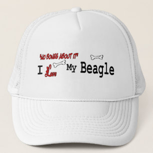 Beagle (I Liebe) Hut Truckerkappe