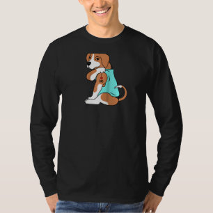 Beagle I Liebe Vater Dog Raglan T-Shirt