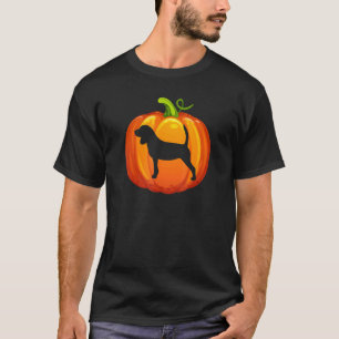 Beagle in Kürbishundin-Eselsowner T-Shirt