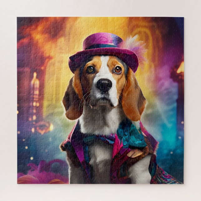 Beagle in lebendiger Kostüm (Vertikal)
