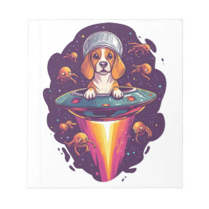 Beagle � Intergalaktisches Hunde-Treffen Notizblock