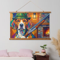 Beagle Jäger Pop Art – Moderner Jagdhund