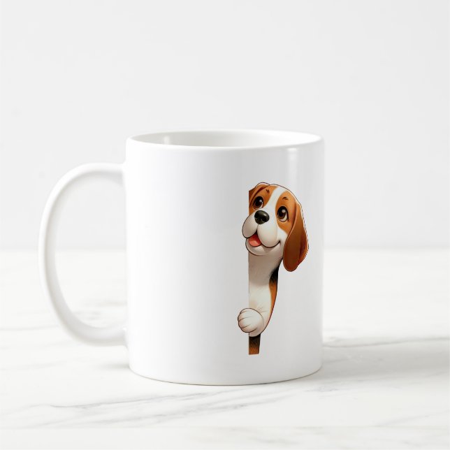 Beagle Kaffeetasse (Links)