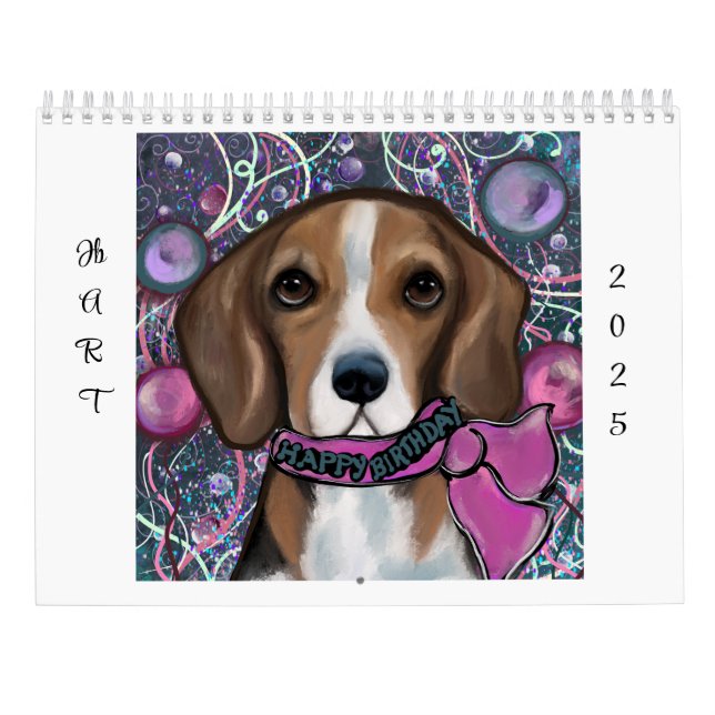 Beagle-Kalender Kalender (Rückseite)