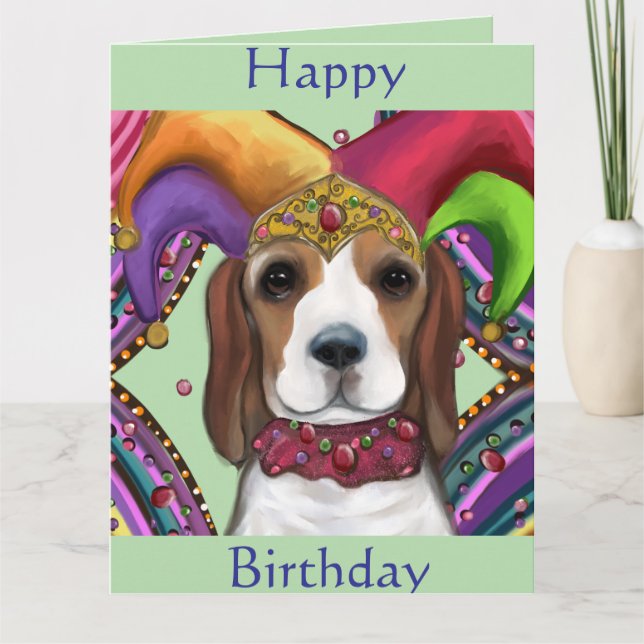 BEAGLE  KARTE (Vorderseite)