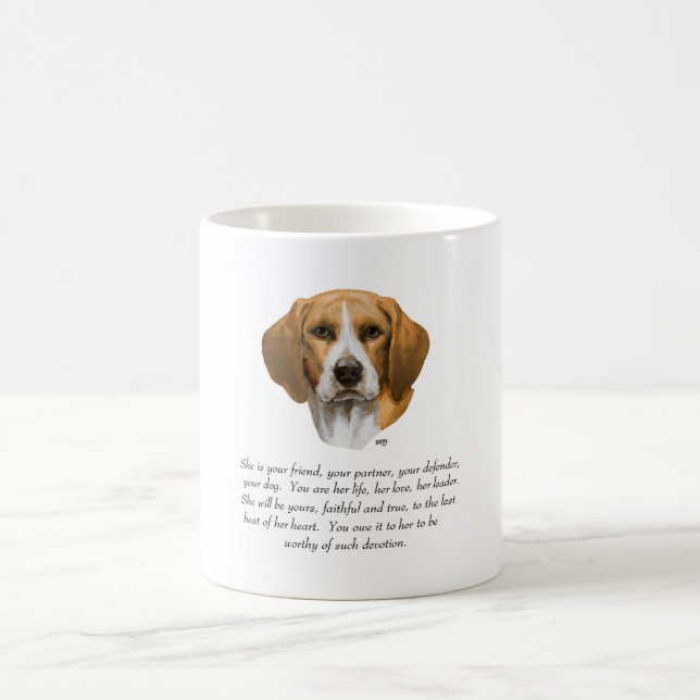 Beagle Keepake Kaffeetasse (Mittel)