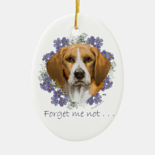 Beagle Keepake Keramik Ornament