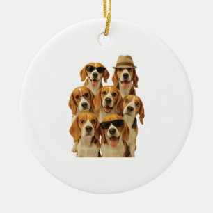 Beagle Keramik Ornament