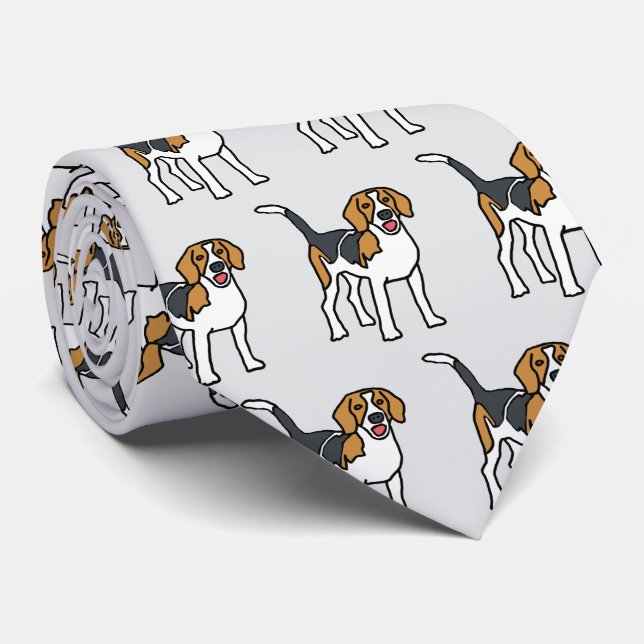 Beagle Krawatte (Gerollt)