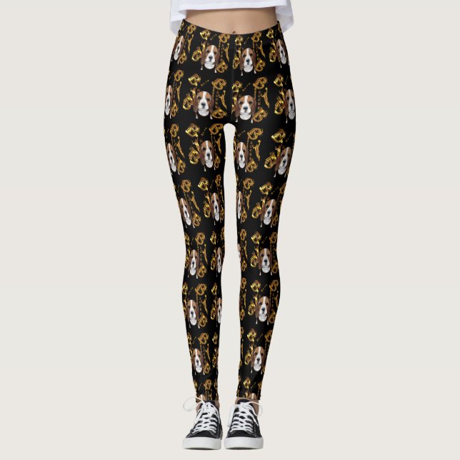 Beagle Leggings (Vorderseite)