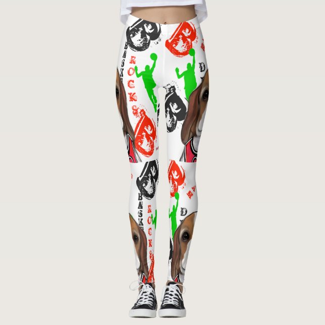 Beagle Leggings (Vorderseite)