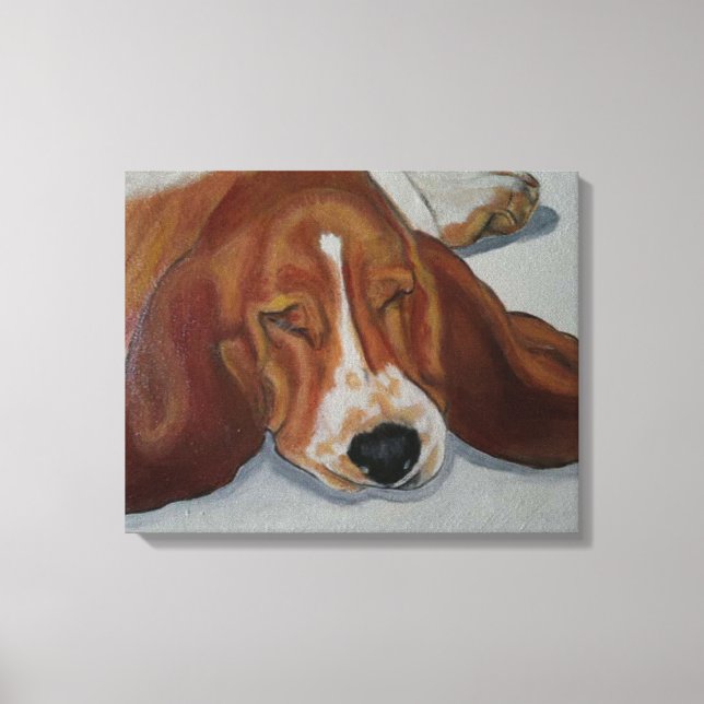 Beagle Leinwanddruck (Vorderseite)