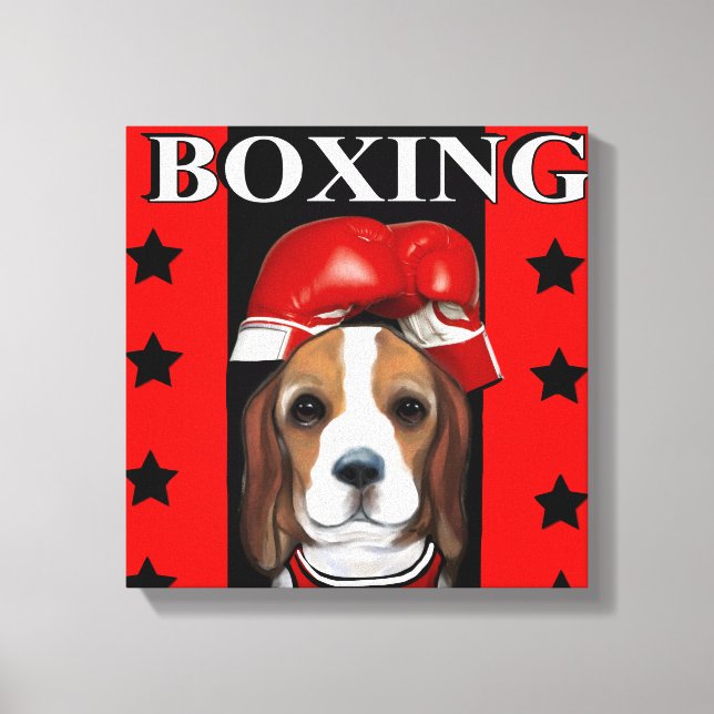 Beagle Leinwanddruck (Vorderseite)