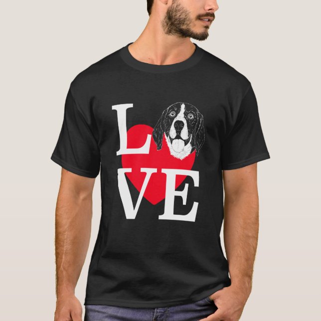Beagle Liebe Niedlicher Beagle T-Shirt (Vorderseite)