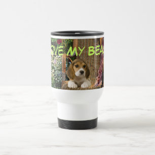 Beagle-Liebe-Reise-Tasse Reisebecher