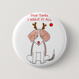 Beagle liebe Sankt Button