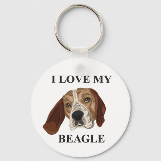 Beagle Liebe Schlüsselanhänger