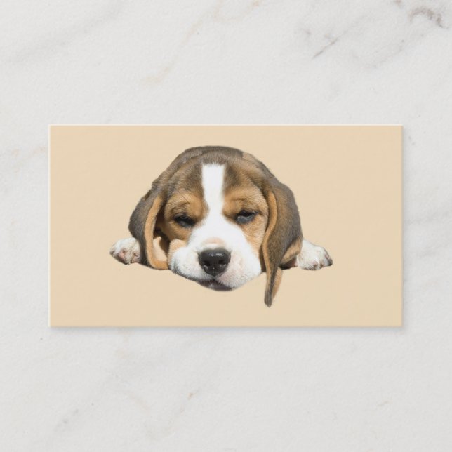 Beagle-Liebhaber-Geschäfts-Karte Visitenkarte (Vorderseite)