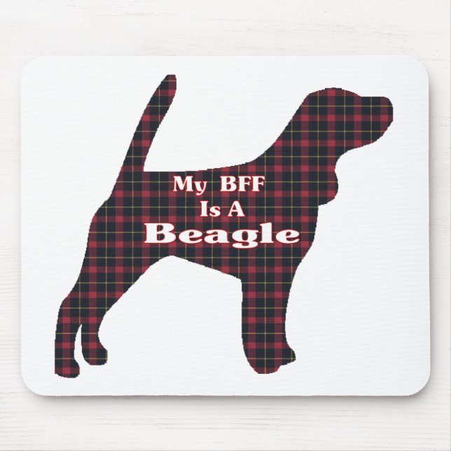 Beagle Liebhaber Geschenke Mousepad (Vorne)