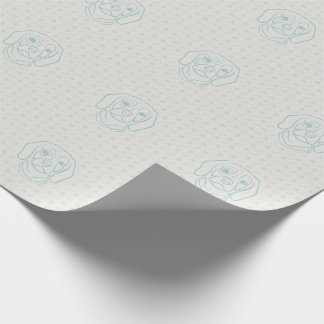 Beagle-Linienkunst, Eleganz mit Haltung Geschenkpapier