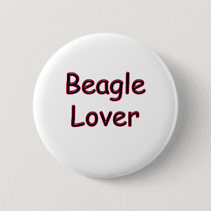 Beagle Lover Button