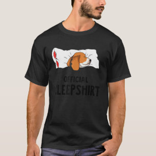 Beagle Lover Funny Beagle Offizieller Schlaf Niedl T-Shirt