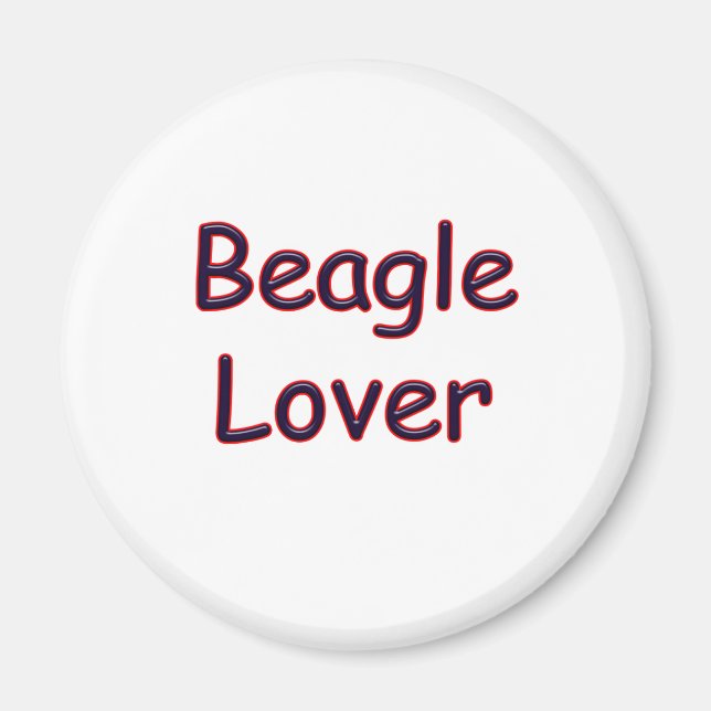 Beagle Lover Magnet (Vorne)