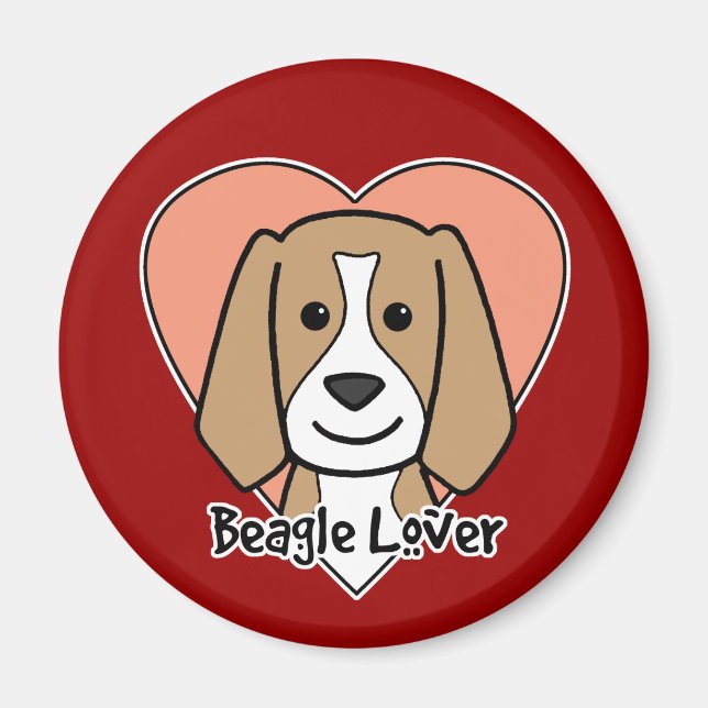 Beagle Lover Magnet (Vorne)