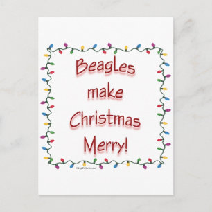 Beagle machen Weihnachten froh