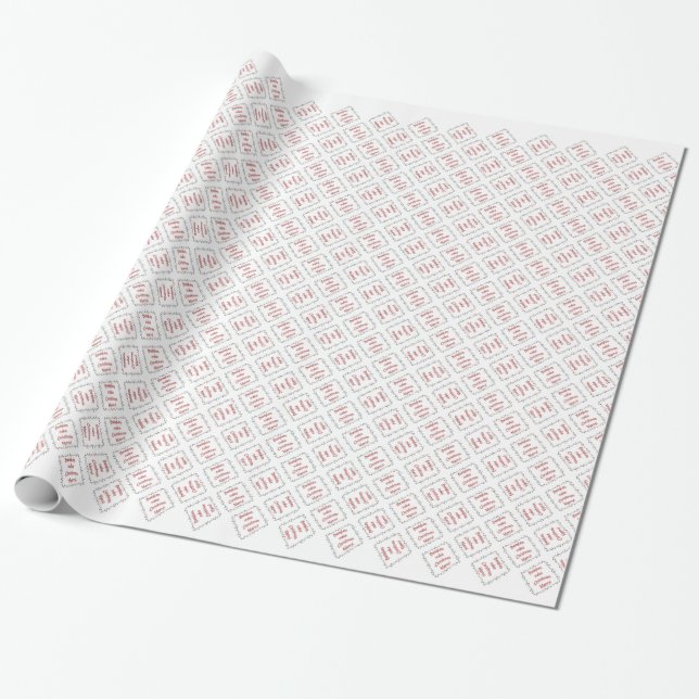 Beagle machen Weihnachten froh Geschenkpapier (Ungerollt)