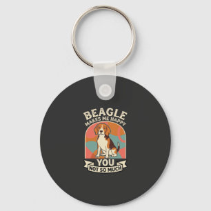 Beagle Macht Mich Glücklich, Dich Nicht So Sehr Hu Schlüsselanhänger