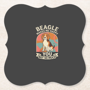 Beagle Macht Mich Glücklich, Dich Nicht So Sehr Hu Untersetzer