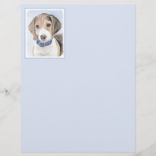 Beagle Malerei - Niedliche Original Hunde Kunst