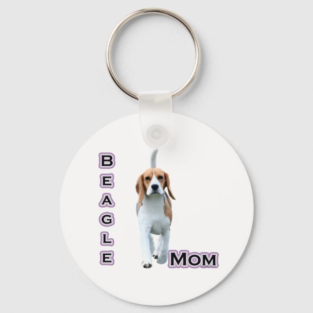 BEAGLE MAMA 4 - SCHLÜSSELANHÄNGER (Vorderseite)