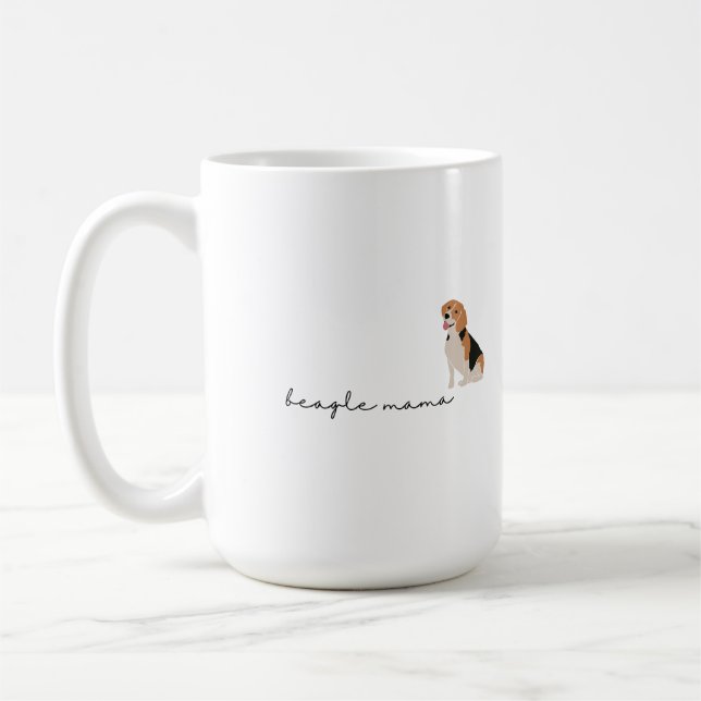 Beagle Mama Coffee Tasse (Links)
