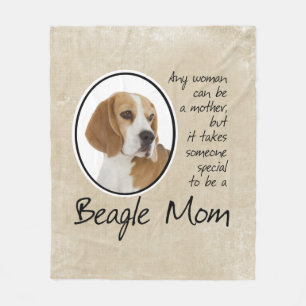 Beagle Mama Fleecedecke