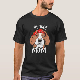Beagle Mama Girl Lover Welpe Beagle Mutter Mama T-Shirt
