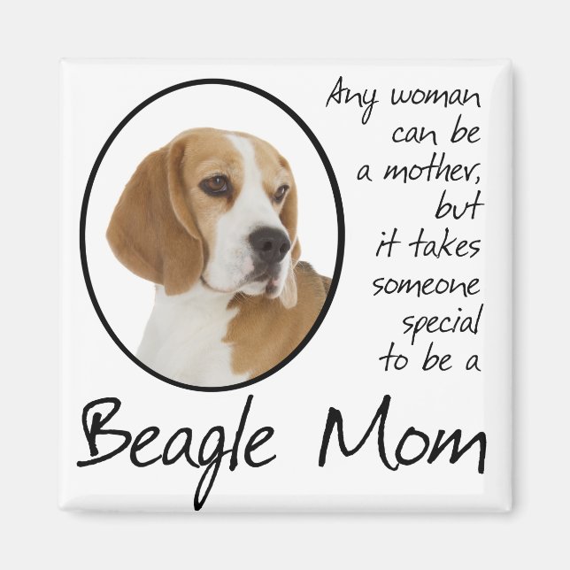 Beagle Mama Magnet (Vorne)