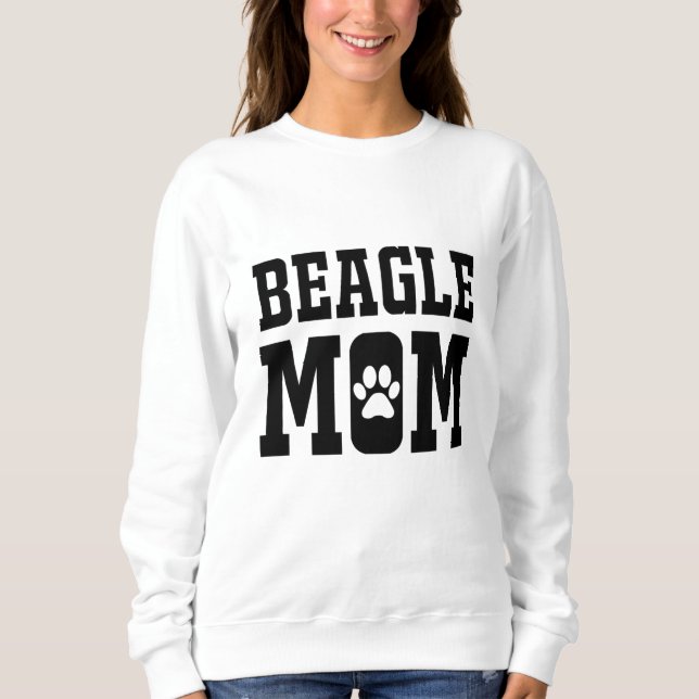 Beagle Mama Sweatshirt (Vorderseite)
