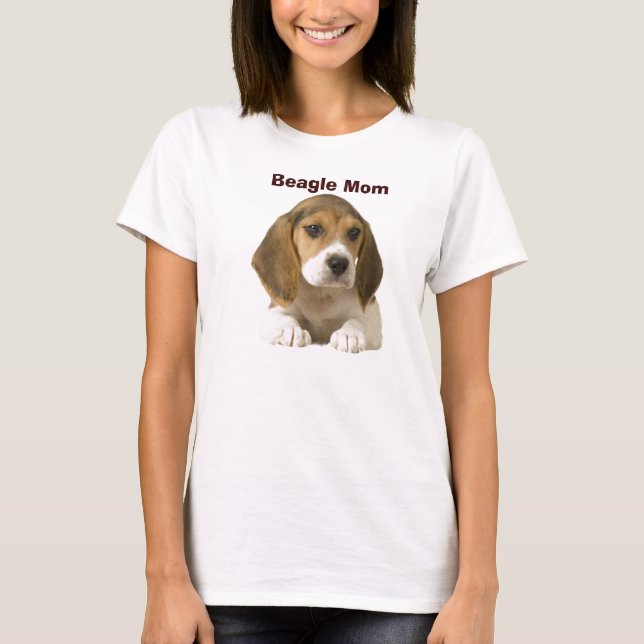 Beagle-Mama-T - Shirt (Vorderseite)