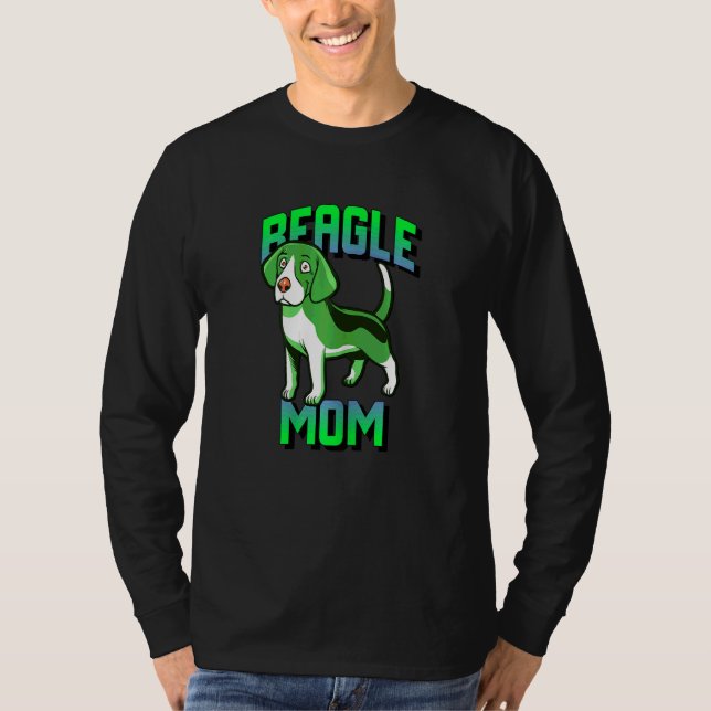 Beagle Mama T-Shirt (Vorderseite)