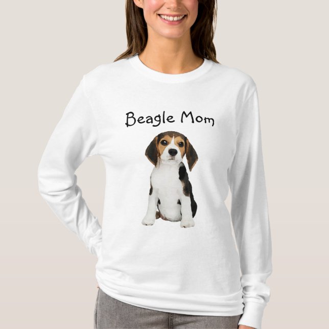 Beagle Mama T-Shirt (Vorderseite)